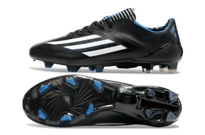 Adidas F50 Adizero Elite FG Firm Ground Soccer Cleats - Black/White/Blue