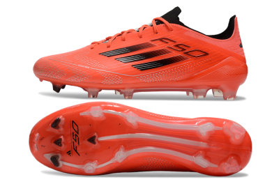 Adidas F50 Elite FG Firm Ground Soccer Cleats - Red/Black/Silver