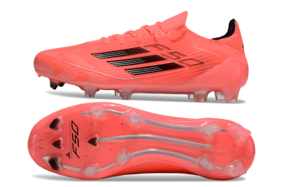 Adidas F50 Adizero FG Firm Ground Soccer Cleats - Red/Black