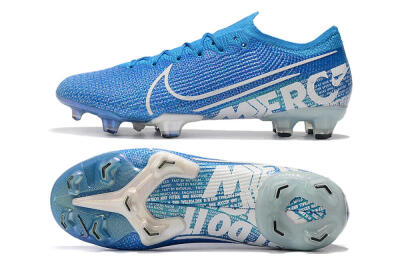 Nike Mercurial Vapor 13 Elite FG Firm Ground Soccer Cleats - Blue/White