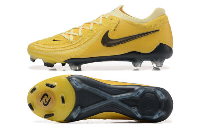 Nike Phantom Luna Elite FG Firm Ground Soccer Cleats - Yellow/White/Black