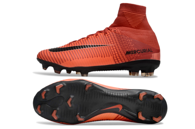 Nike Zoom Superfly 5 Elite FG Firm Ground Soccer Cleats - Red/Black