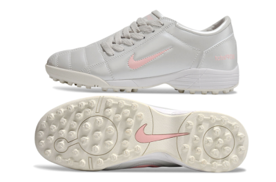 Nike Total 90 II TF Artificial Turf Soccer Shoes - Silver/Pink/White