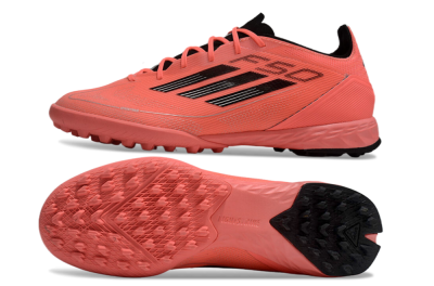 Adidas F50 Pro TF Artificial Turf Soccer Shoes - Red/Black