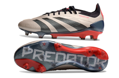 Adidas Predator 24 Elite FG Firm Ground Soccer Cleats - Gold/Blue/Red