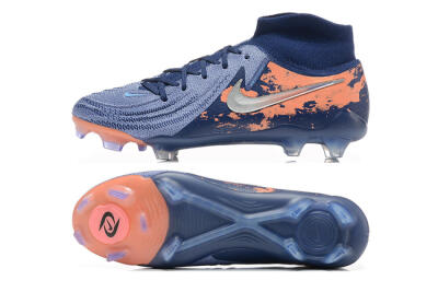 Nike Phantom Luna Elite FG Firm Ground Soccer Cleats - Blue/Silver/Orange