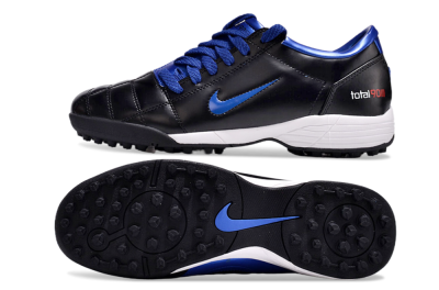 Nike Total 90 II TF Artificial Turf Soccer Shoes - Black/Blue/White