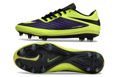 Nike Hypervenom Phantom FG Firm Ground Soccer Cleats - Purple/Yellow/Black