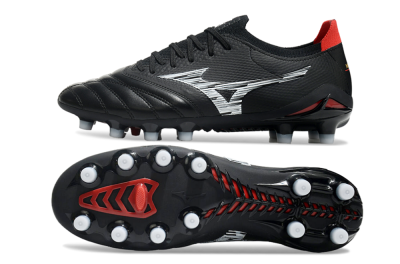 Mizuno Morelia Neo 3 FG Firm Ground Soccer Cleats - Black/White/Red