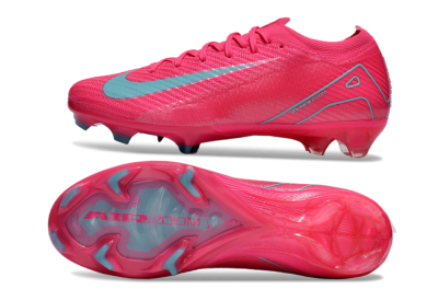 Nike Air Zoom Mercurial Vapor 16 Elite FG Firm Ground Soccer Cleats - Red/Jade/White