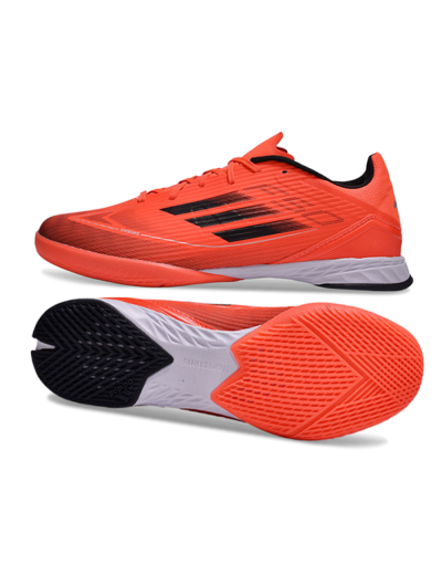 Adidas F50 Elite IC Indoor & Futsal Soccer Shoes - Red/Black/White
