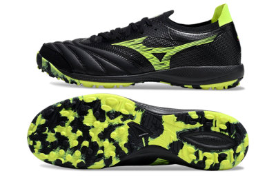 Mizuno Morelia Neo Sala M8 TF Artificial Turf Soccer Shoes - Black/Yellow
