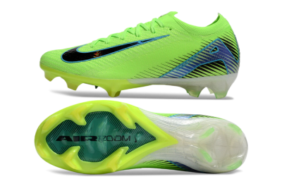 Nike Air Zoom Mercurial Vapor 16 Elite FG Firm Ground Soccer Cleats - Yellow/Black/Blue
