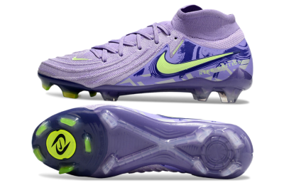 Nike Phantom Luna Elite FG Firm Ground Soccer Cleats - Purple/Yellow/White