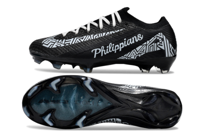 Nike Air Zoom Mercurial Vapor 16 Elite FG Firm Ground Soccer Cleats - Black/White/Blue