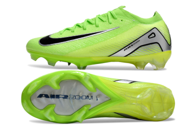 Nike Air Zoom Mercurial Vapor 16 Elite FG Firm Ground Soccer Cleats - Yellow/Black/Silver