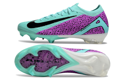 Nike Air Zoom Mercurial Vapor 16 Elite FG Firm Ground Soccer Cleats - Jade/Black/Purple