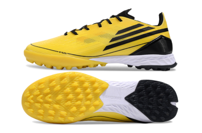 Adidas F50 Pro TF Artificial Turf Soccer Shoes - Yellow/Black/White