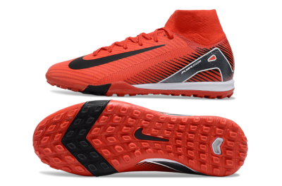 Nike Air Zoom Mercurial Superfly 10 Elite TF Artificial Turf Soccer Shoes - Red/Black/White