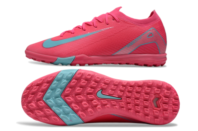 Nike Air Zoom Mercurial Vapor 16 Elite TF Artificial Turf Soccer Shoes - Pink/Jade/White