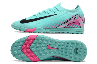 Nike Air Zoom Mercurial Vapor 16 Elite TF Artificial Turf Soccer Shoes - Jade/Black/Pink