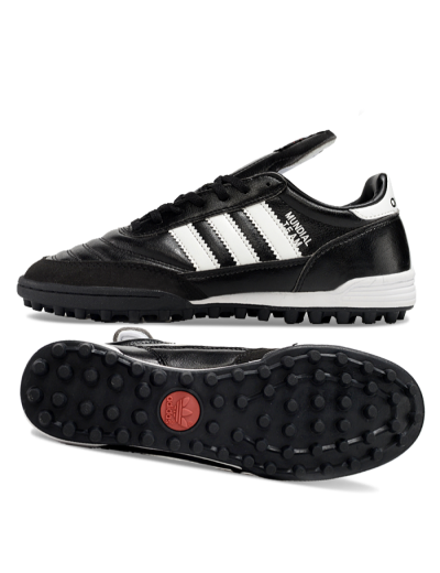 Adidas Mundial Team Astro TF Artificial Turf Soccer Shoes - Black/White