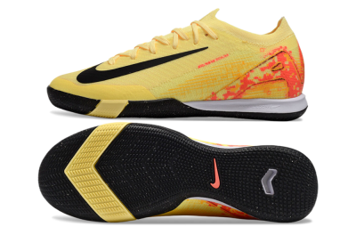 Nike Air Zoom Mercurial Vapor 16 Elite IC Indoor & Futsal Soccer Shoes - Yellow/Black/Red