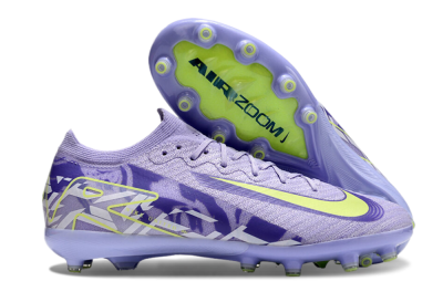 Nike Air Zoom Mercurial Vapor 16 Elite AG Artificial Grass Soccer Cleats - Purple/Yellow/Blue