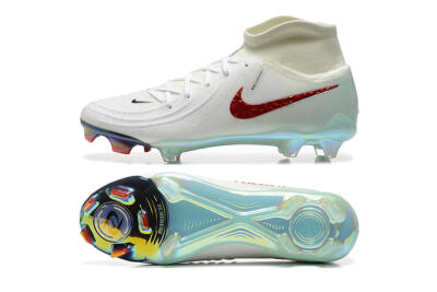 Nike Phantom Luna Elite NU FG Firm Ground Soccer Cleats - White/Red/Jade