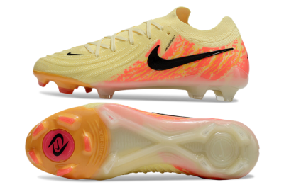 Nike Phantom Luna Elite NU FG Firm Ground Soccer Cleats - Yellow/Black/Red