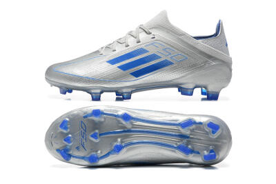 Adidas F50 Elite FG Firm Ground Soccer Cleats - Silver/Blue