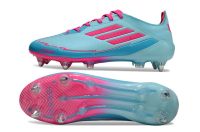 Messi x Adidas F50 Elite SG Soft Ground Soccer Cleats - Jade/Blue/Red