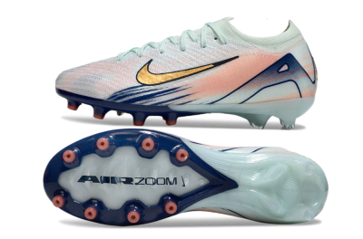 Nike Air Zoom Mercurial Vapor 16 Elite AG Artificial Grass Soccer Cleats - Jade/Yellow/Pink/Blue