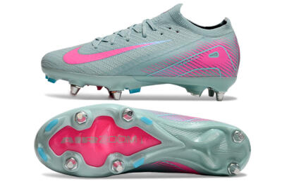 Nike Air Zoom Mercurial Vapor 16 Elite SG Soft Ground Soccer Cleats - Jade/Pink
