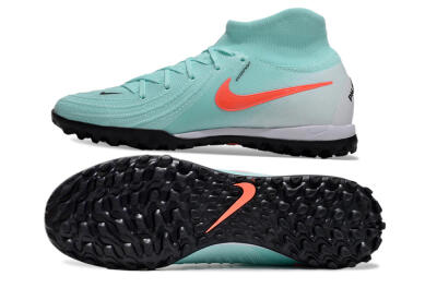 Nike Phantom Luna Elite TF Artificial Turf Soccer Shoes - Jade/Red/White