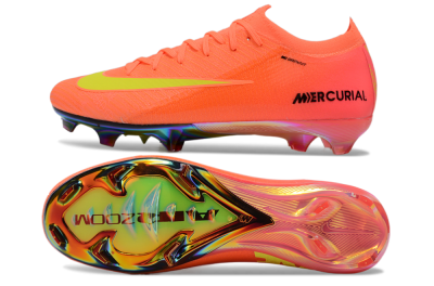 Nike Air Zoom Mercurial Vapor 16 Elite FG Firm Ground Soccer Cleats - Red/Yellow/Black