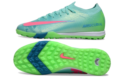 Nike Air Zoom Mercurial Vapor 16 Elite TF Artificial Turf Soccer Shoes - Jade/Pink/White