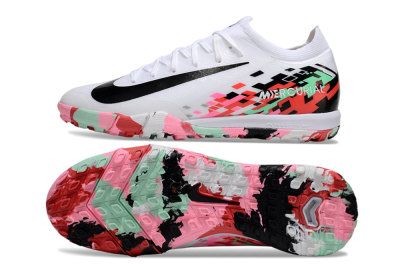 Nike Air Zoom Mercurial Vapor 16 Elite TF Artificial Turf Soccer Shoes - White/Black/Red