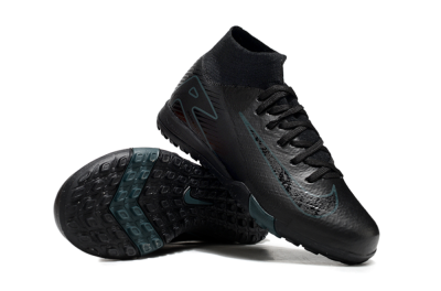 Nike Air Zoom Mercurial Superfly 10 Elite TF Artificial Turf Soccer Shoes - Black/Blue