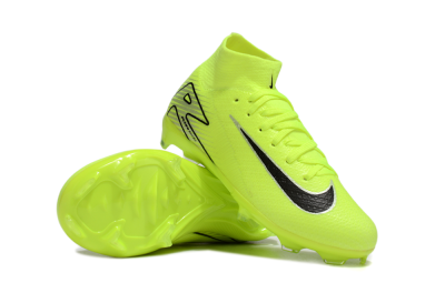 Nike Air Zoom Mercurial Superfly 10 Elite FG Firm Ground Soccer Cleats - Yellow/Black/Silver