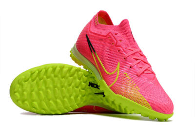 Nike Air Zoom Mercurial Vapor 15 Elite TF Artificial Turf Soccer Shoes - Pink/Yellow/Black