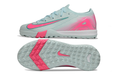 Nike Air Zoom Mercurial Vapor 16 Elite TF Artificial Turf Soccer Shoes - Jade/Pink/Silver