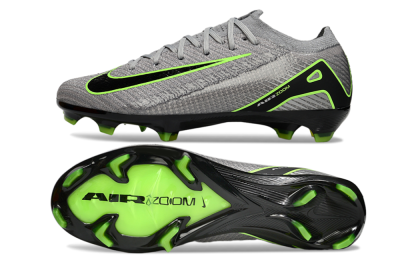 Nike Air Zoom Mercurial Vapor 16 Elite FG Firm Ground Soccer Cleats - Grey/Yellow/Black