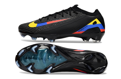 Nike Air Zoom Mercurial Vapor 16 Elite FG Firm Ground Soccer Cleats - Black/Yellow/Blue/Red
