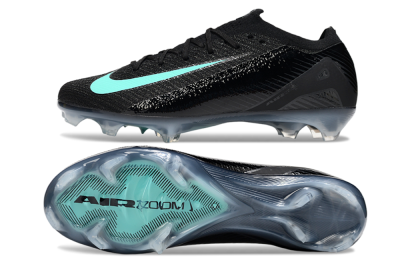 Nike Air Zoom Mercurial Vapor 16 Elite FG Firm Ground Soccer Cleats - Black/Jade