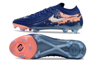 Nike Phantom GX 2 Elite FG Firm Ground Soccer Cleats - Blue/White/Pink