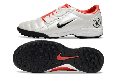 Nike Total 90 III TF Artificial Turf Soccer Shoes - White/Black/Red