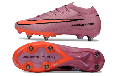 Nike Air Zoom Mercurial Vapor 15 Elite SG Soft Ground Soccer Cleats - Red/Black