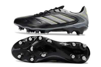 Adidas Copa Pure 3 Elite FG Firm Ground Soccer Cleats - Black/Grey/Yellow