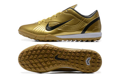Nike Air Zoom Mercurial Vapor 1 Elite TF Artificial Turf Soccer Shoes - Gold/Black/White